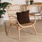 Baxton Studio Bajo Modern Bohemian Natural Brown Rattan Arm Chair 232-13229-ZORO - alternate 2